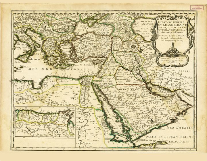 Map of the Ottoman Empire (1654) - Yvonne - Drawings & Illustration ...