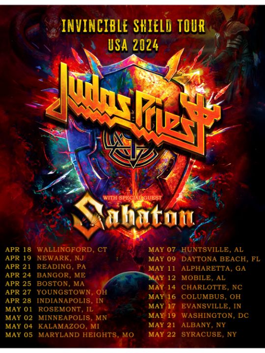 Judas Priest Invincible Shield Tour5 - Yusuf S - Digital Art ...