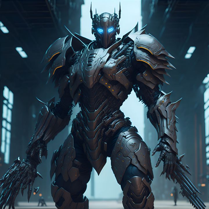 Robotic Gladiator - Abdu innovations - Digital Art & AI, Entertainment ...