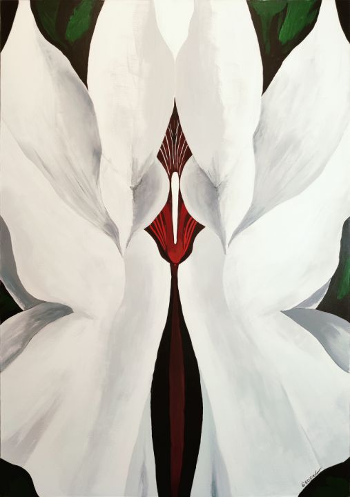 Fragility in Bloom A Minimalist - ARTSEEKER GALLERY - Paintings ...
