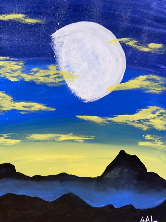 Blue Moon .png Sticker by Al Powell Photography USA - Fine Art America