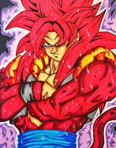 Gogeta ssj4 limit breaker DBZDAN17 - Illustrations ART street