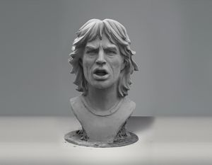 Mick Jagger sculpture