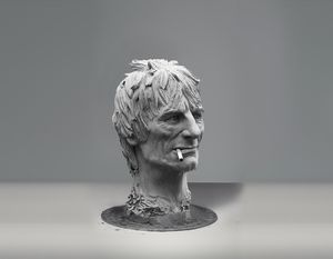 Ronnie Wood sculpture