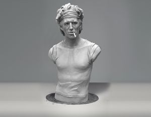 Keith Richards sculpture