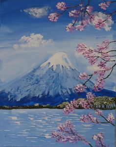 Japanese night street. - Natuz - Paintings & Prints, Places