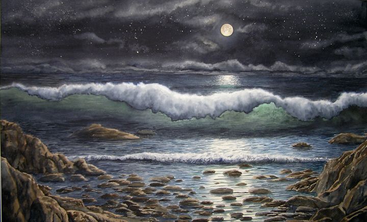 Moonrise-Amanecer de la Luna - Robert C. Murray II