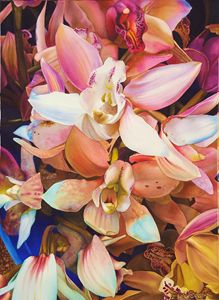 Orchids in Watercolor-55 x 75 cm - Robert C. Murray II