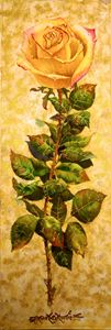 Long Stem Yellow Fire Rose - Robert C. Murray II