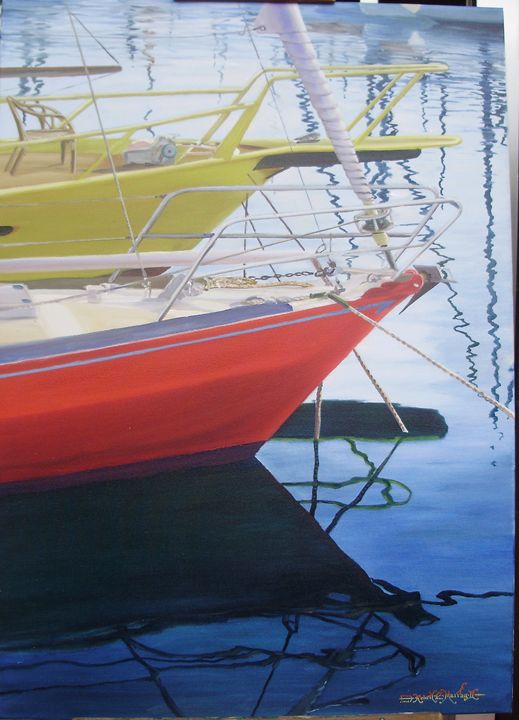 Primarios-Oil on Canvas 50 x 70 cm - Robert C. Murray II
