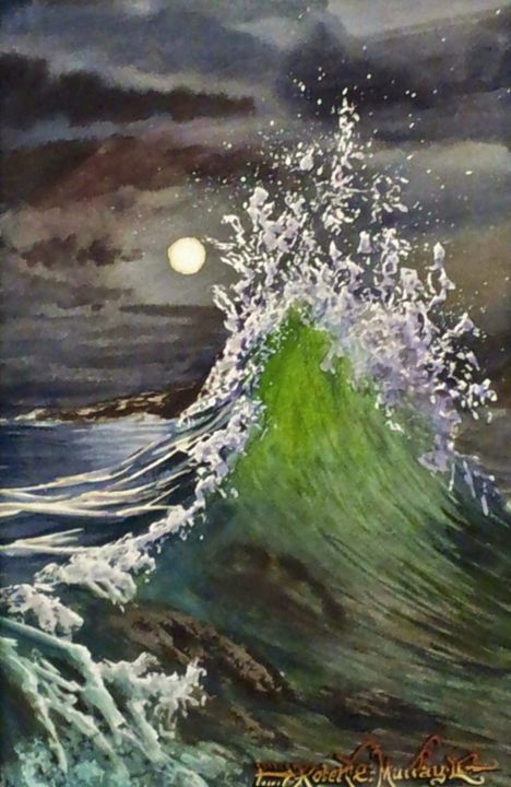 Night Waves-16 x 24 cm - Robert C. Murray II