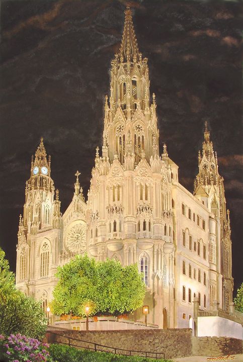 "Catedral de Arucas" Por la Noche - Robert C. Murray II