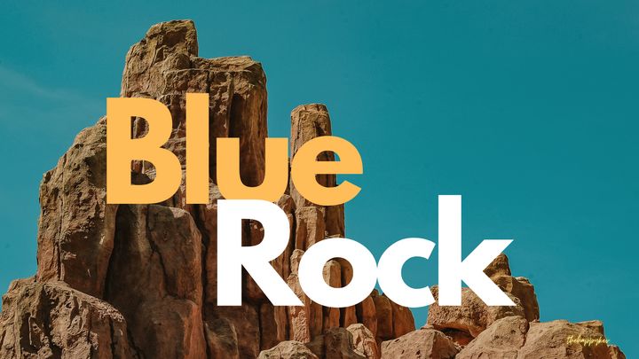 Blue Rock photography print - Blue Rock gallery