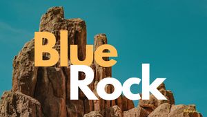 Blue Rock photography print