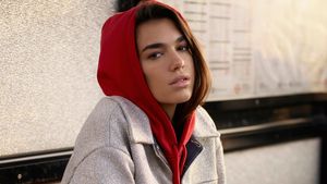 Female Blue Rock hoodie photography