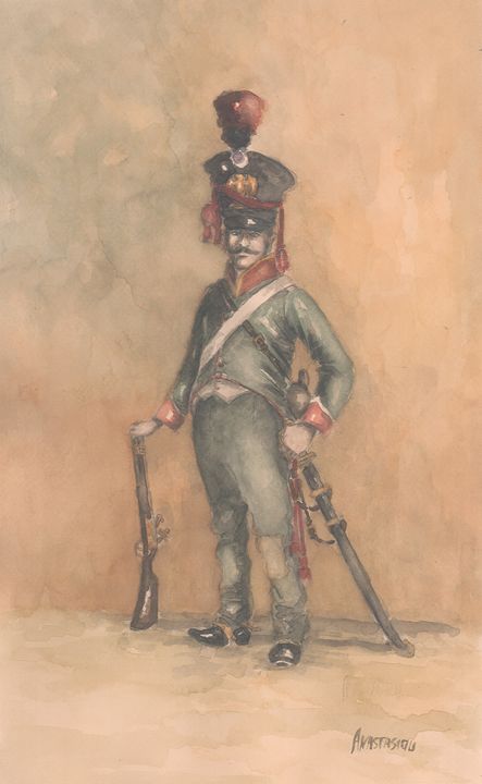 French Cavalry Scout 1812 - Sotiris Anastasiou