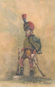 French Hussar 7th Regiment 1815