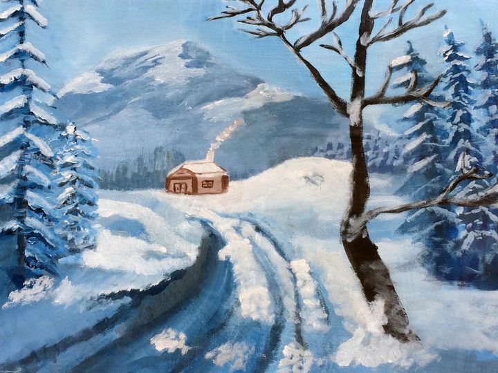 winter snowfall landscape - IDEA CREATOR