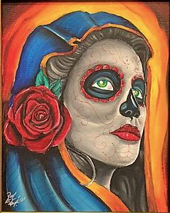 Day of the Dead - Flatliner Ink and Oil