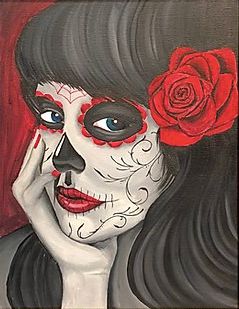 Day of the Dead 6 - Flatliner Ink and Oil