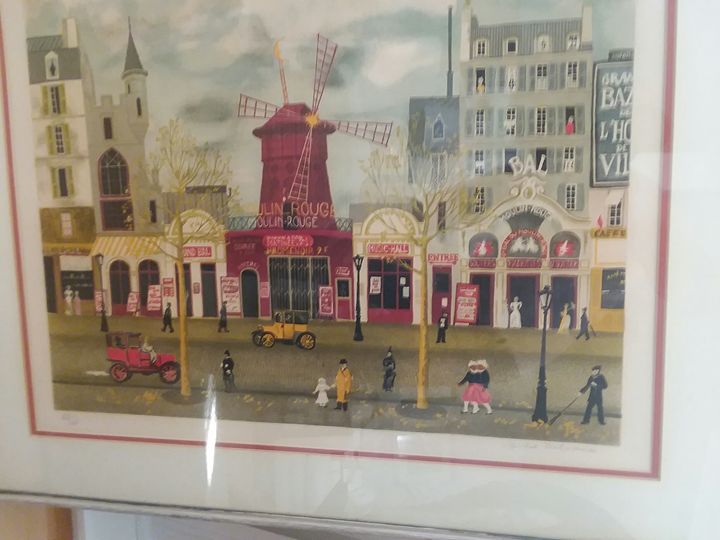 michel delacroix moulin rouge signed - Signed & numnered michel