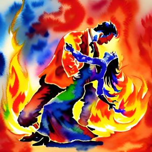 Dancing in Flames - ElusiveArt