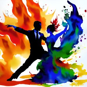 Dancing in Flames #2 - ElusiveArt