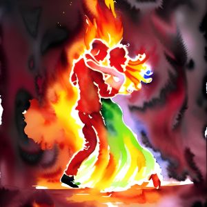 Dancing in Flames #5 - ElusiveArt