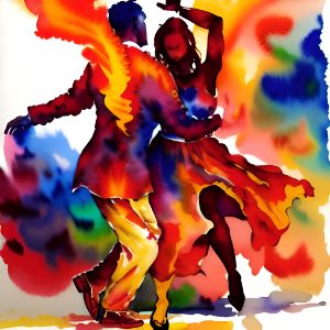 Dancing in Flames #4 - ElusiveArt