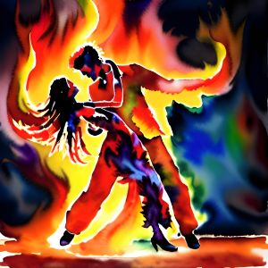 Dancing in Flames #3 - ElusiveArt