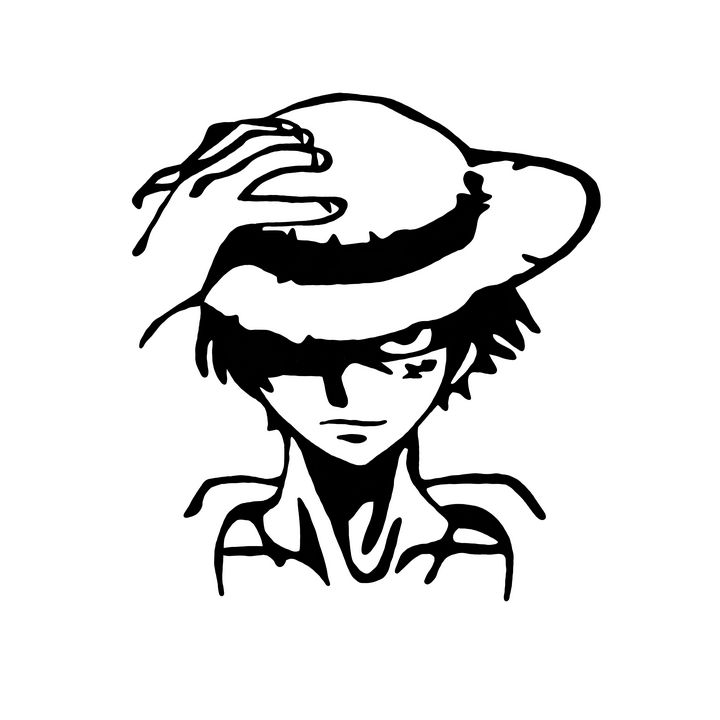 One piece luffy black and clearance white