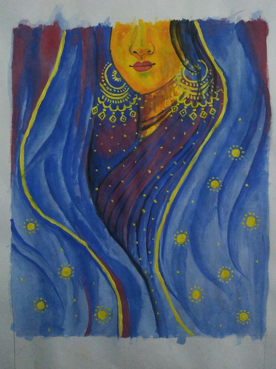 modern paintings of indian women