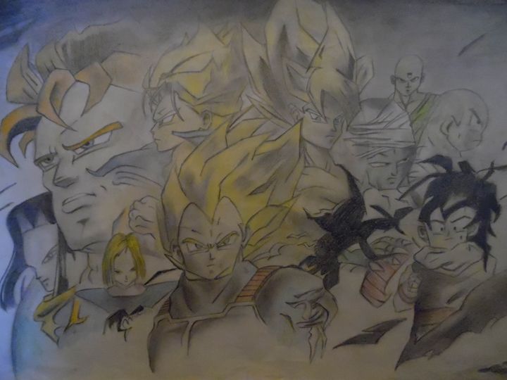 Anime drawings on X: The Z fighters from Dragon ball z #anime