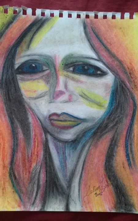 I did this girl in a swing with oil pastels : r/learnart