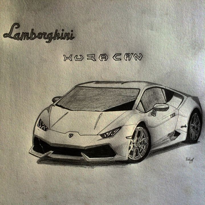 lamborghini Huracan lp6104  Kashyap  Drawings  Illustration Vehicles   Transportation Automobiles  Cars Lamborghini  ArtPal