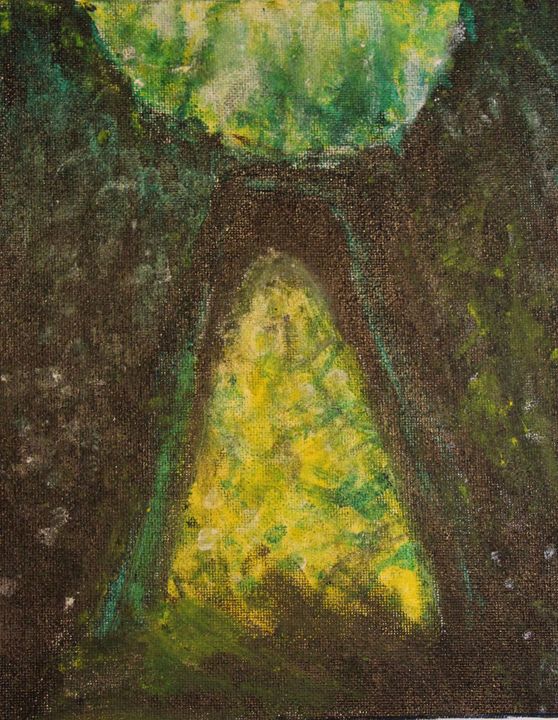 Portal - Greenish - Natacha Rioux Paintings