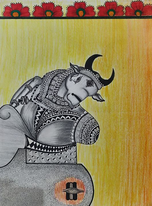 ArtStation - NANDI The bull- color version , Gaurav Kumar