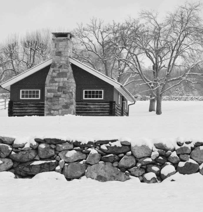 Cabin in the Snow - NatureBabe Photos