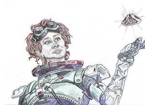 Apex Legends Horizon Pen Drawing