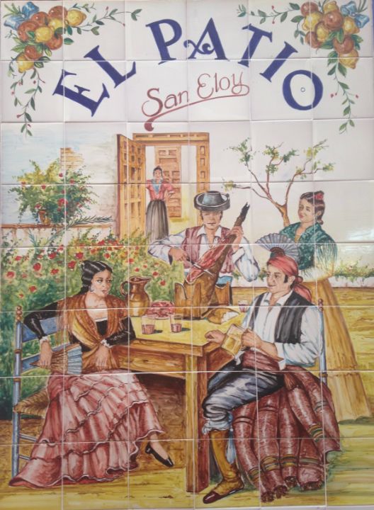 EL PATIO SPANISH TILE ART Evie Walberg's Contemporary Fine Art