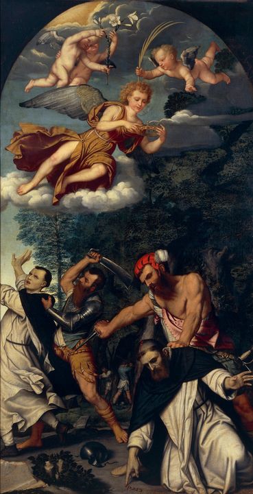 Moretto Da Brescia~The Martyrdom Of - Old Classic Art - Paintings ...