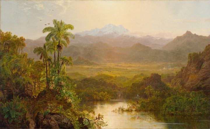 Louis Rémy Mignot~Landscape in Ecuad - Old classic art - & Ethnic, Cultural, & Tribal, African American - ArtPal