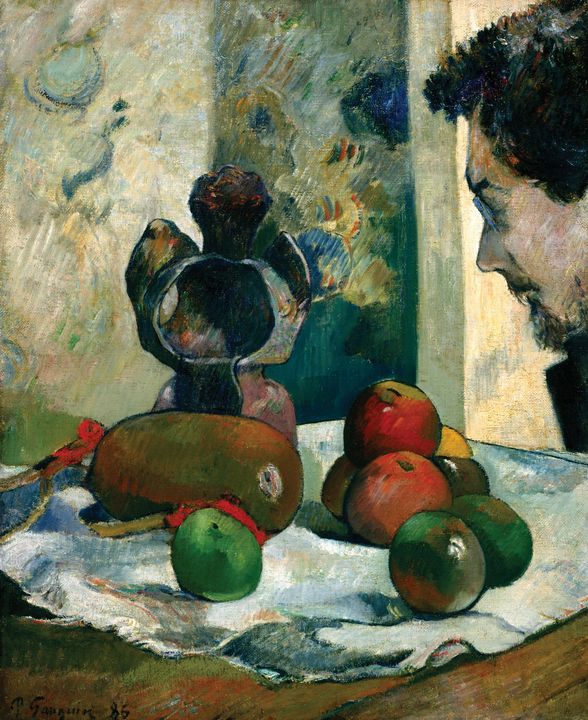 Paul Gauguin~Still Life with Profile - Old classic art - Paintings