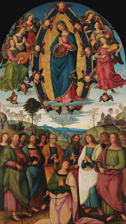 Pinturicchio~Assumption of the Virgi - Old classic art - Paintings ...