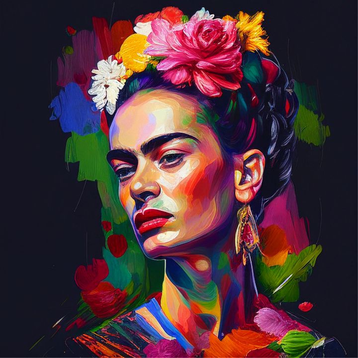 Frida Kahlo - Sanzida Design - Paintings & Prints, People & Figures ...