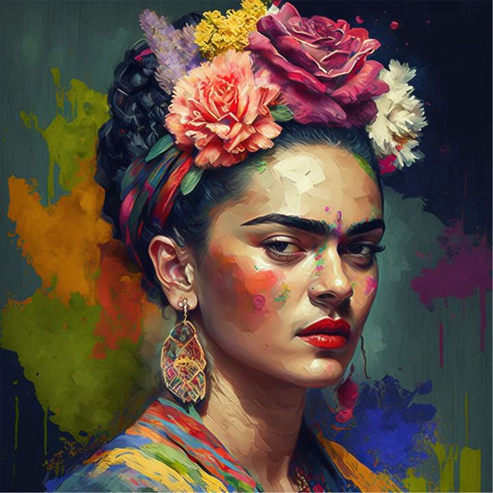 Frida Kahlo - Sanzida Design - Paintings & Prints, People & Figures ...