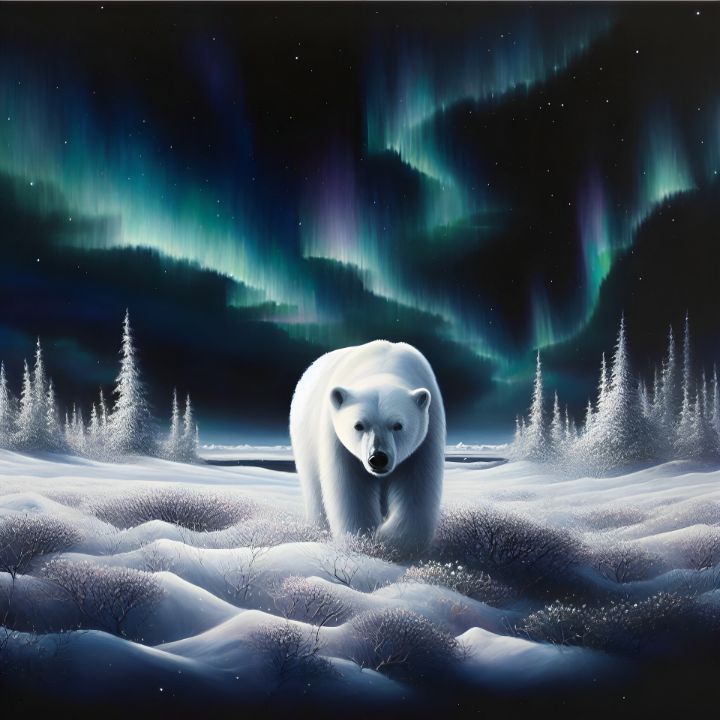 Aurora Borealis Bear - Dawns Designs - Digital Art, Animals, Birds ...