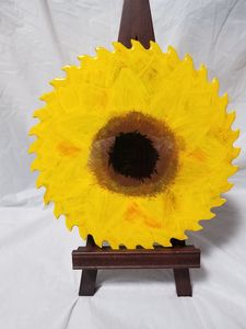 Resin sunflower blade - Toad's Artistry - Paintings & Prints, Landscapes &  Nature, Gardens, Flower Garden - ArtPal