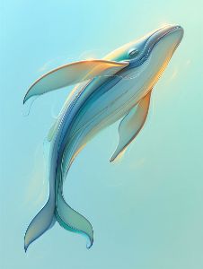 Abstract whale - Izy - Digital Art, Abstract, Organic - ArtPal