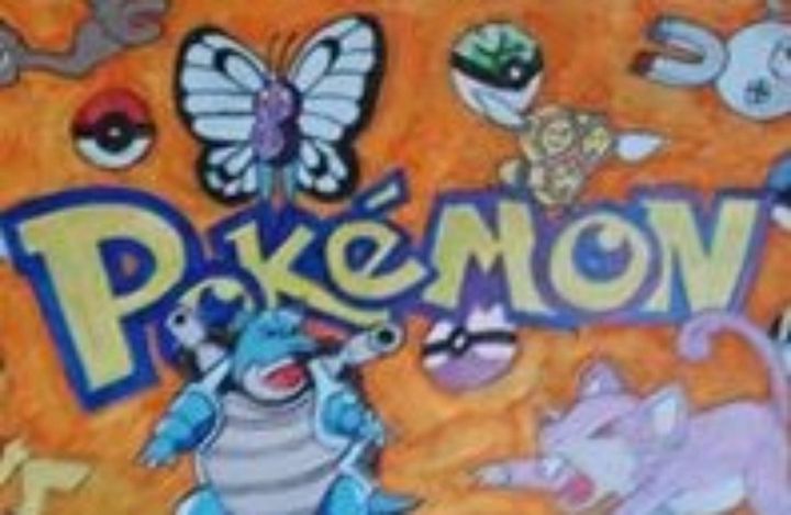 Hand drawn painted and made pokemon - Jenksies Arts